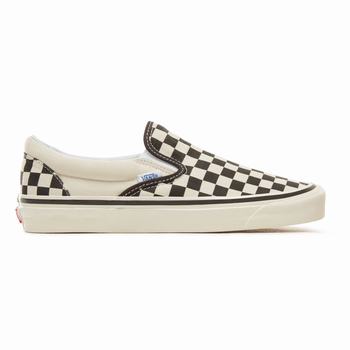 Férfi Vans Anaheim Factory Classic Slip-On 98 Tornacipő VA2013589 Fekete/Fehér